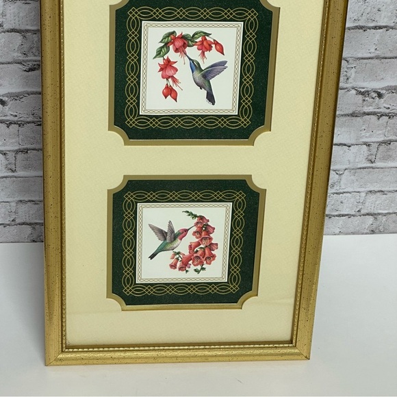 Hummingbirds Ruby Throat HUMMINGBIRD Heartfelt Collection 21" X 9" Framed Art - Picture 6 of 7